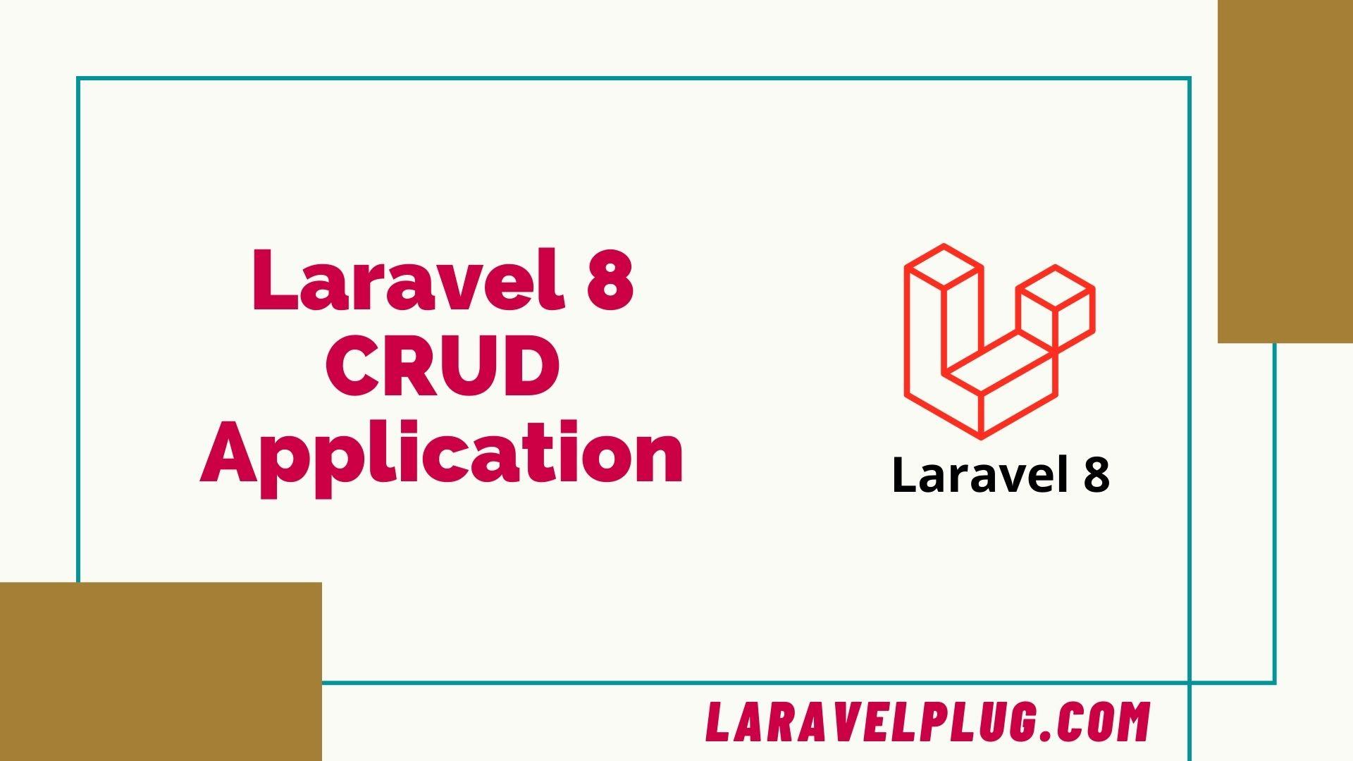 laravel crud application